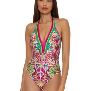 Trina Turk Hawaiian Garden One-Piece Swimsuit NWT